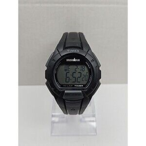 Timex Ironman Essential 10 Lap Timer Indiglo 100m Digital Mens Watch New Battery